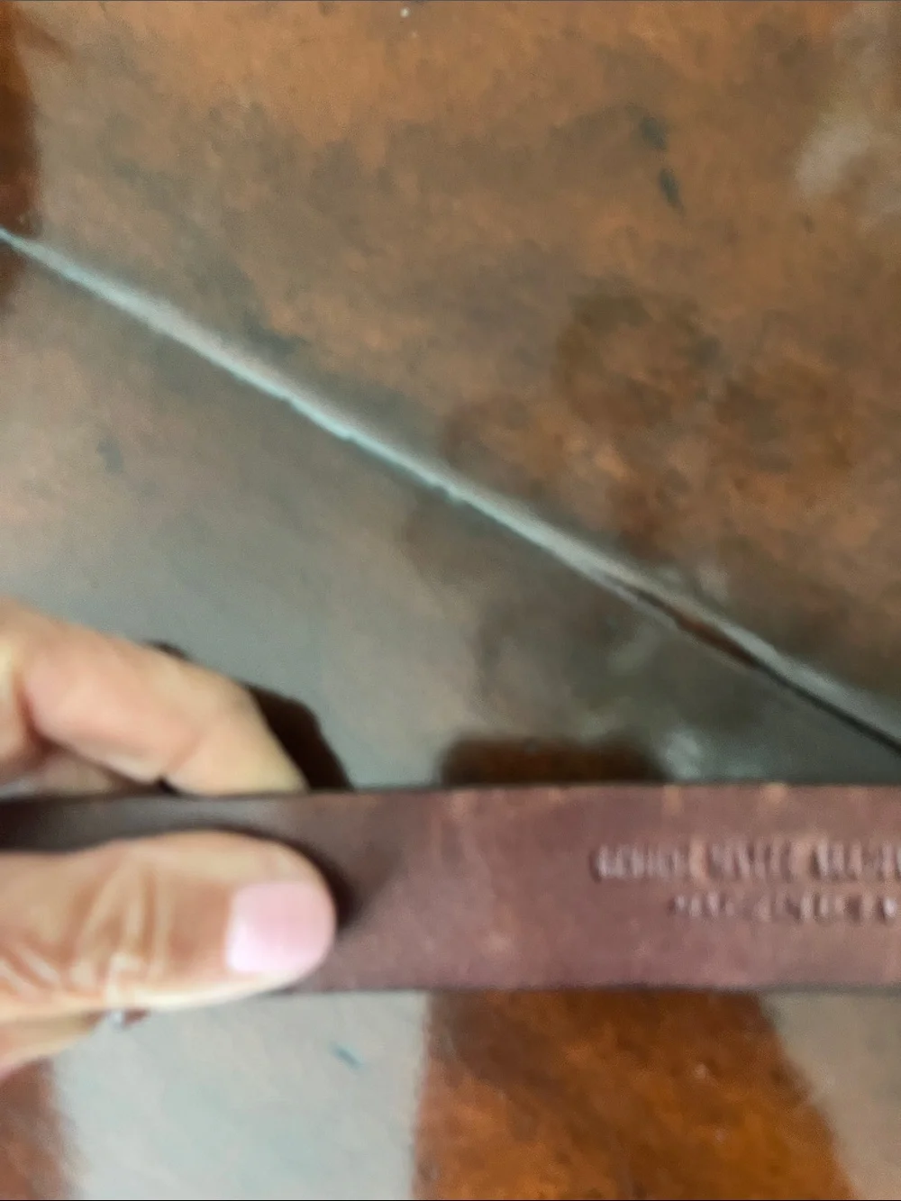 W. Kleinberg Black American alligatorBelt with Silver Buckle and Maroon Interior